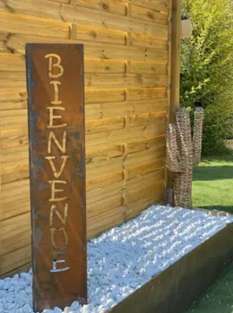 Décoration en corten